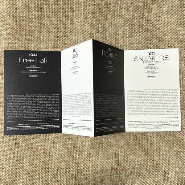 ITZY GROUP [ CHECKMATE ] Official Lyric Paper Card / New / Gift