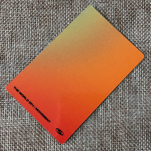 ATEEZ YUNHO [THE WORLD EP.1 : MOVEMENT] Official Photocard, Z Ver. / New / Gift