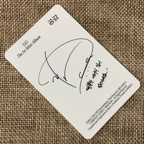 EXO D.O. #2 [ Empathy ] Official Photocard, 1st Mini Solo / New / Gift