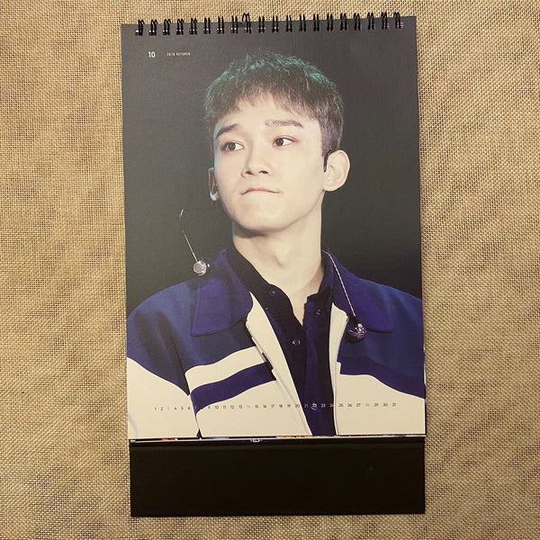 EXO CHEN [ 2018 Exhibition LOVE & LIKE Photo Calendar ] New, Rare / +Gift