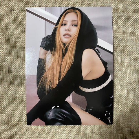 BLACKPINK JENNIE #3 [Born Pink] Official Large Photocard Postcard, Box Ver. /+G
