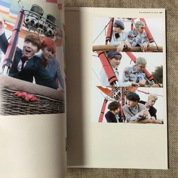 BTS GROUP [ Memories of 2016 ] Official Photobook + DVD Set / New / Gift