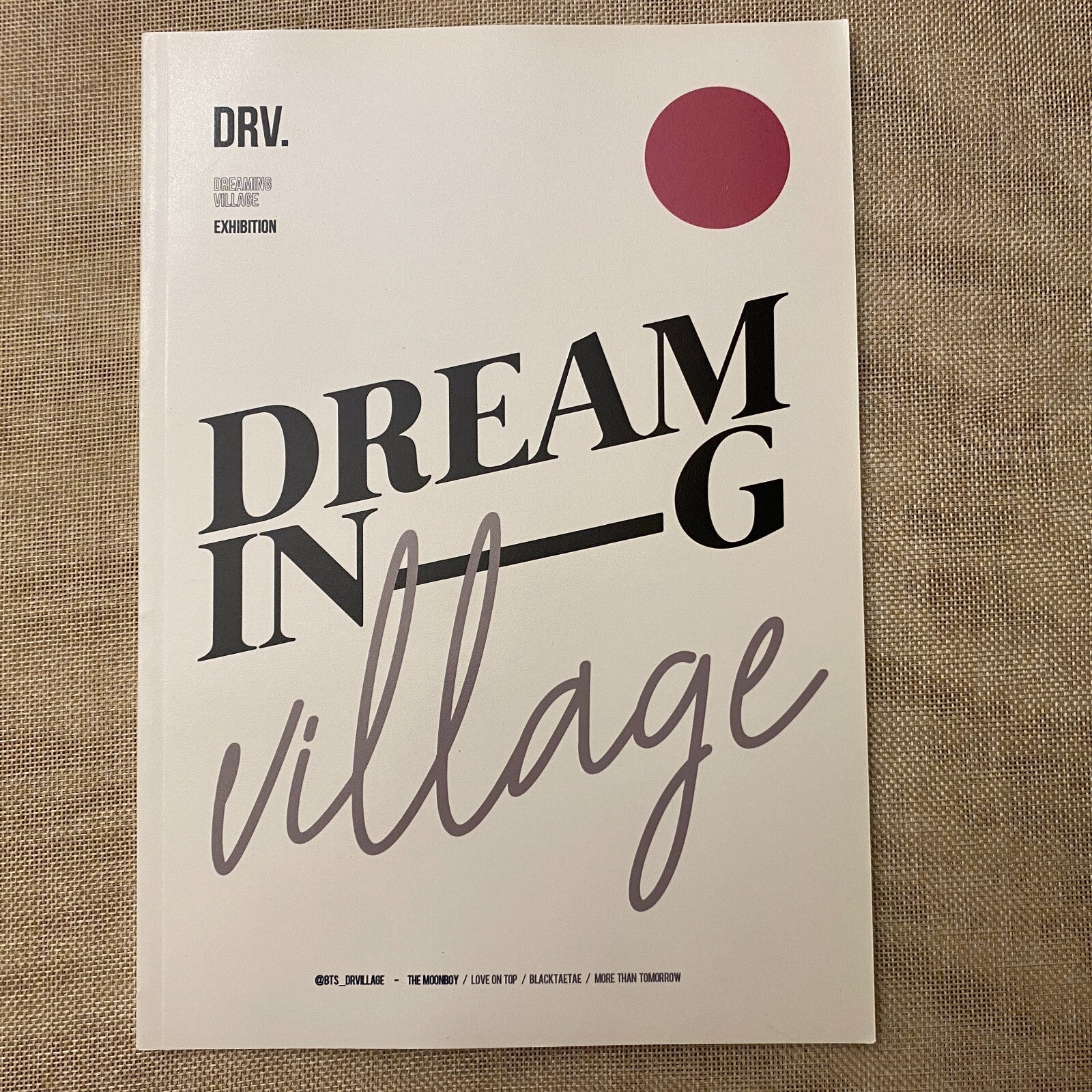 BTS JUNGKOOK [DREAMING VILLAGE Exhibition] Photobook, 42 pg 21x29 cm / Gift