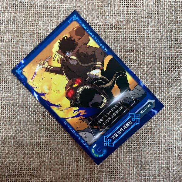 Solo Leveling SL 035 C Card | Korean Webtoon | Official D&C Media | New, +Gift