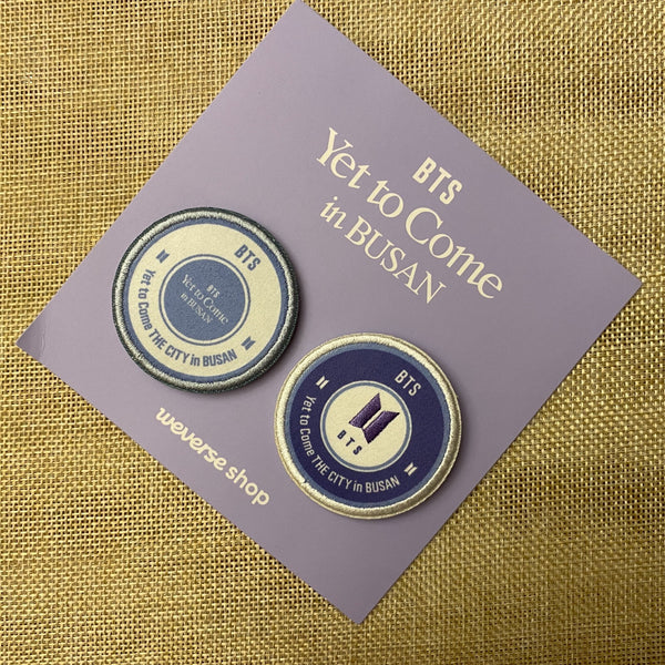 BTS [YET TO COME in BUSAN MERCH] Official Badge Emblem Gift Set / New, Rare /+G