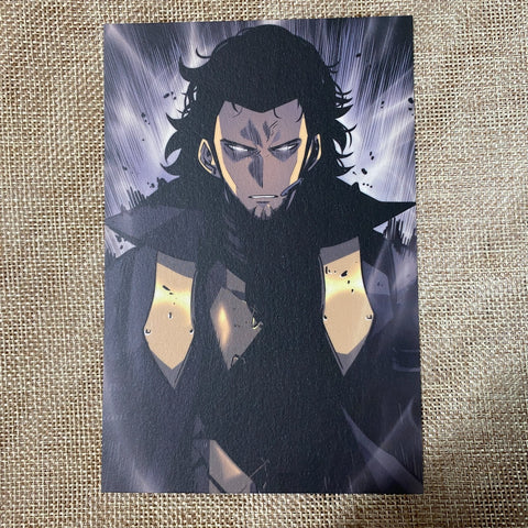 Solo Leveling [Official Bonus Postcard] / Korean Webtoon Ltd / New, Rare
