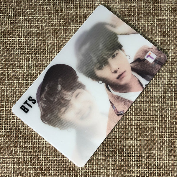 BTS SUGA [2020 CU T-Money] Official Lenticular Transparent Photocard / Gift
