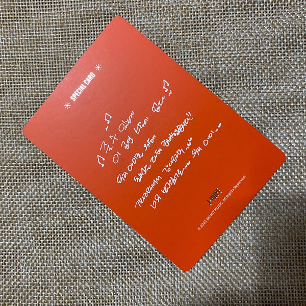 BTS J-HOPE [PTD PERMISSION TO DANCE ON STAGE] Mini Photocard, Special / Gift