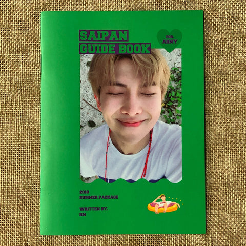BTS RM [2018 Summer Package Saipan Selfie Book] Official Photobook / New / Gift