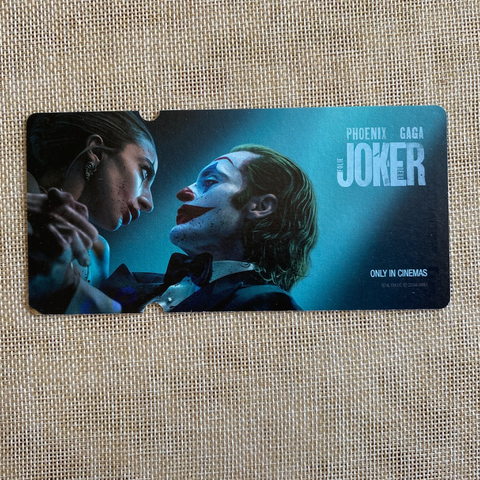 JOKER PHOENIX Movie / Official Photo Ticket, GAGA Special Ticket / New, Rare /+G
