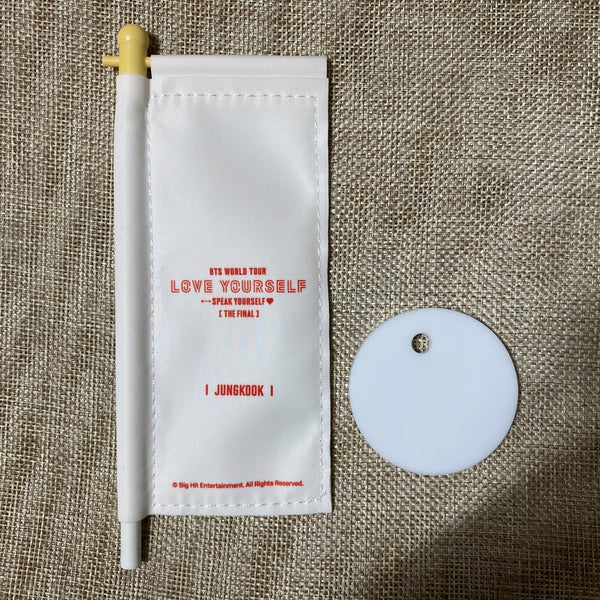 BTS JUNGKOOK [Love Speak Yourself World Tour Final] Official Mini Flag / Gift