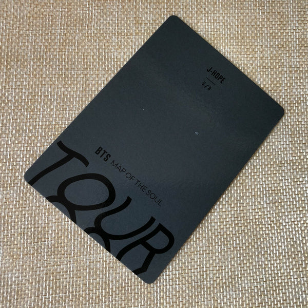 BTS J-HOPE 5/8 [ Map Of The Soul Tour ] Official Mini Photocard / New / Gift