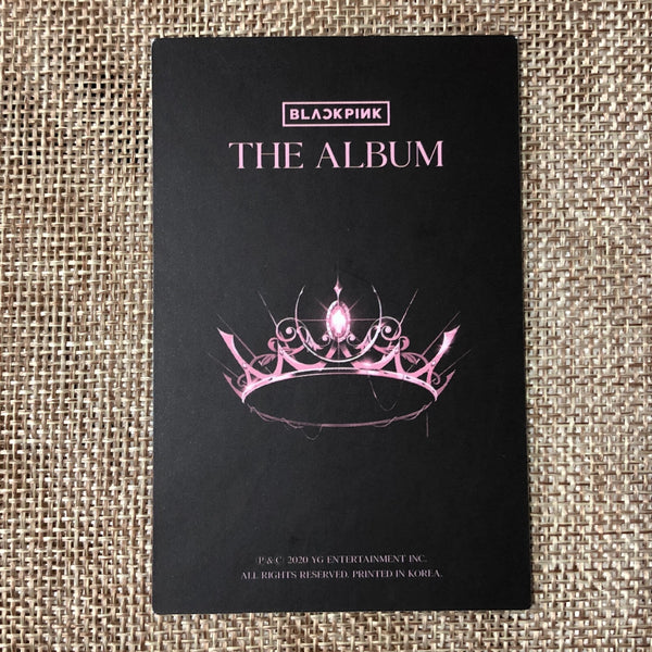 BLACKPINK JISOO #2 [ Lovesick Girls THE ALBUM ] Official Photocard / New / Gift
