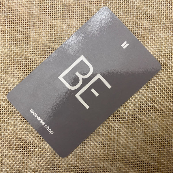 BTS SUGA [BE Essential Ed] Official Photocard + Holder, WEVERSE POB / New, Rare