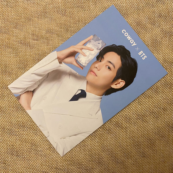 BTS V #1 [ BTS x COWAY ] Official Postcard Photocard Limited / New / Gift