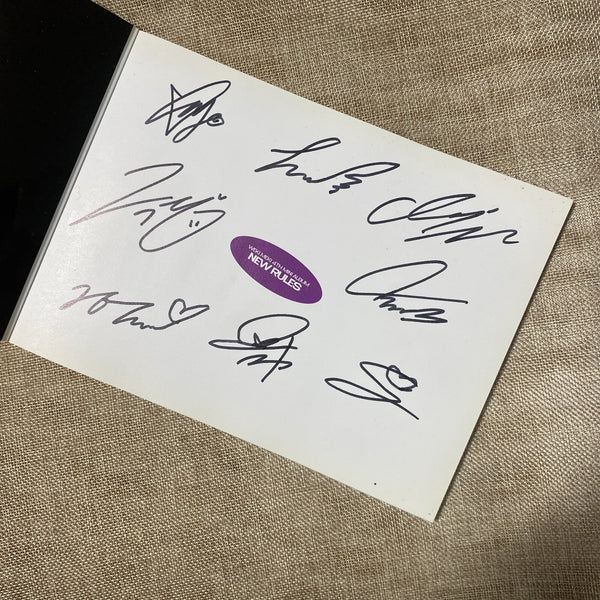 WEKI MEKI All Member SIGNED Promo Album Autographed [ New Rules ]  Mint /+GFT