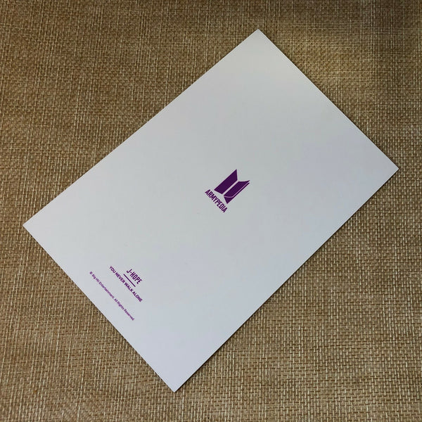 BTS J-HOPE [Armypedia You Never Walk Alone] Official Postcard Photocard / Gift