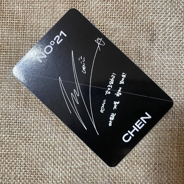 EXO CHEN #2 [ Obsession ] Official Photocard, 6th Album / New, Rare / Gift