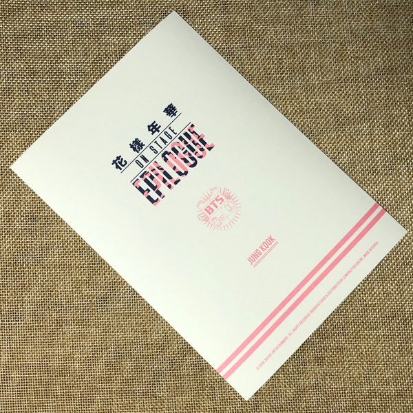 BTS JUNGKOOK #2 [HYYH On Stage Epilogue] Official Postcard Photo Photocard /+G