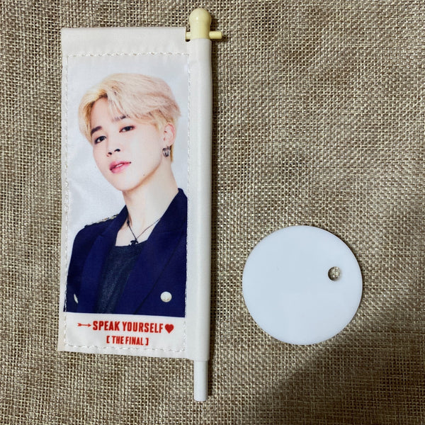 BTS JIMIN [Love Speak Yourself World Tour Final] Official Mini Flag / New / Gift