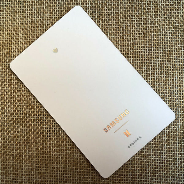 BTS JIMIN [ Samsung Galaxy S20 ] Official Photocard / New, Rare / Gift