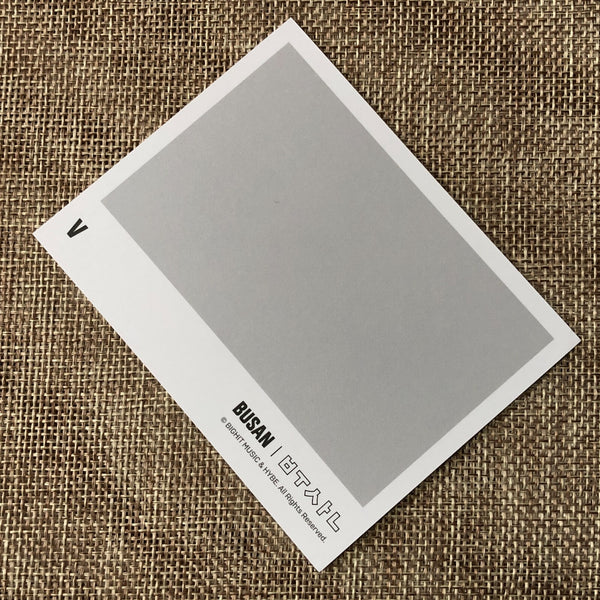 BTS V TAEHYUNG [YET TO COME BUSAN MERCH] Official Instant Photocard / New / Gift