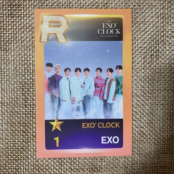 EXO Group [2023 Fan meeting EXO' Clock] Official Photocard, All Member / Gift