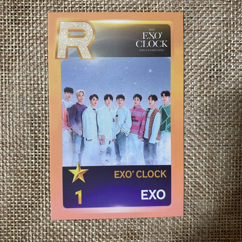 EXO Group [2023 Fan meeting EXO' Clock] Official Photocard, All Member / Gift