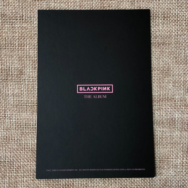 BLACKPINK JENNIE #4 [ THE ALBUM ] Official Postcard, 1st Full Album / New / Gift