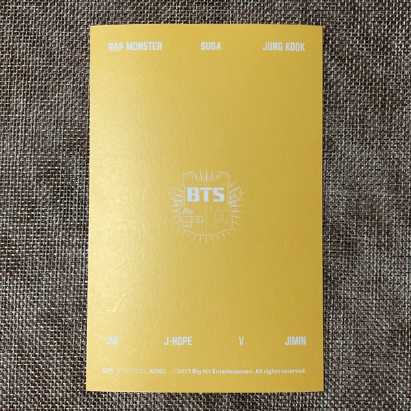 BTS JIN [GLOBAL OFFICIAL FANCLUB 2nd ARMY MEMBERSHIP KIT] Postcard / New / Gift