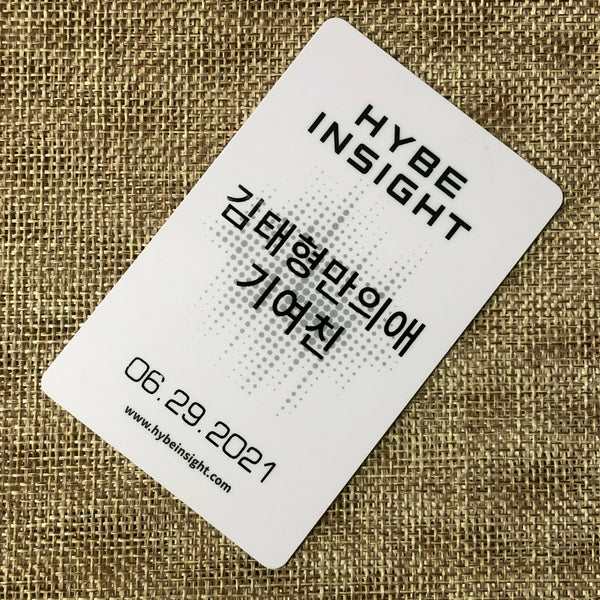 BTS V TAEHYUNG [ Hybe Insight ] Official Photocard Ticket / New / Gift
