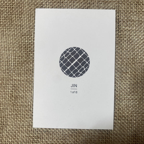 BTS JIN 1/8 [ Wings Tour Japan Concert ] Official Mini Photocard / New / Gift