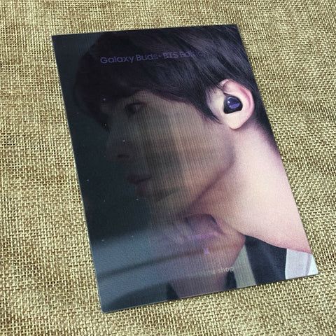 BTS JIN [ SAMSUNG Galaxy Buds ] Official Lenticular Photocard / New / Gift