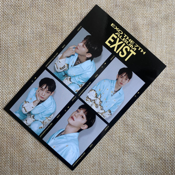 EXO CHEN [ EXIST ] Official Film Photos, 7th Album / New, Rare / Gift