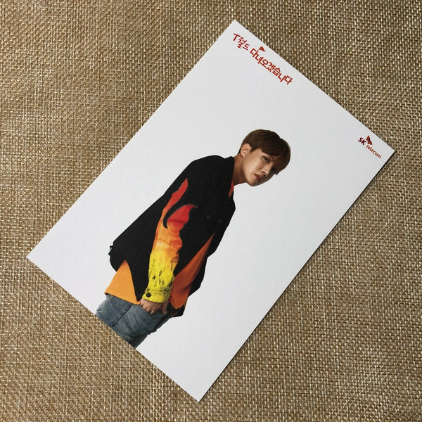 BTS J-HOPE [ SKT ] Official Postcard Photocard, Limited / New, Rare / Gift