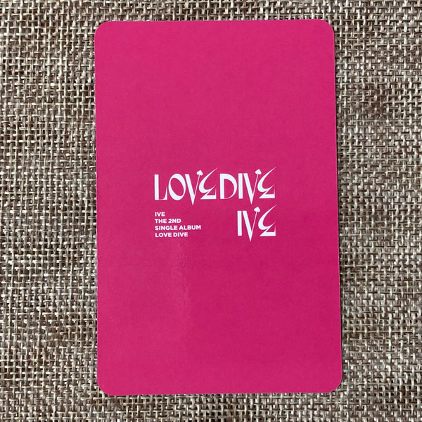IVE GAEUL [ LOVE DIVE ] Official Photocard, VER. 3 / New / Gift