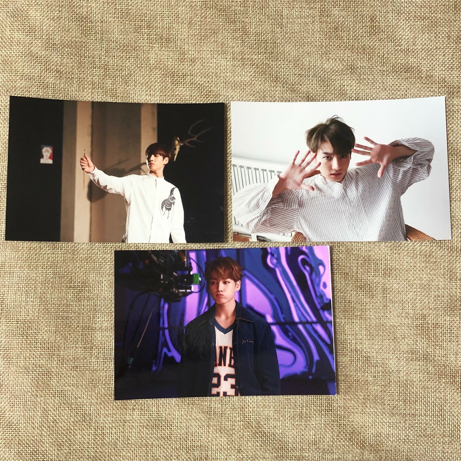 BTS JUNGKOOK #23 [Oh, always Exhibition] Official Live Photo Set of 3 / Gift