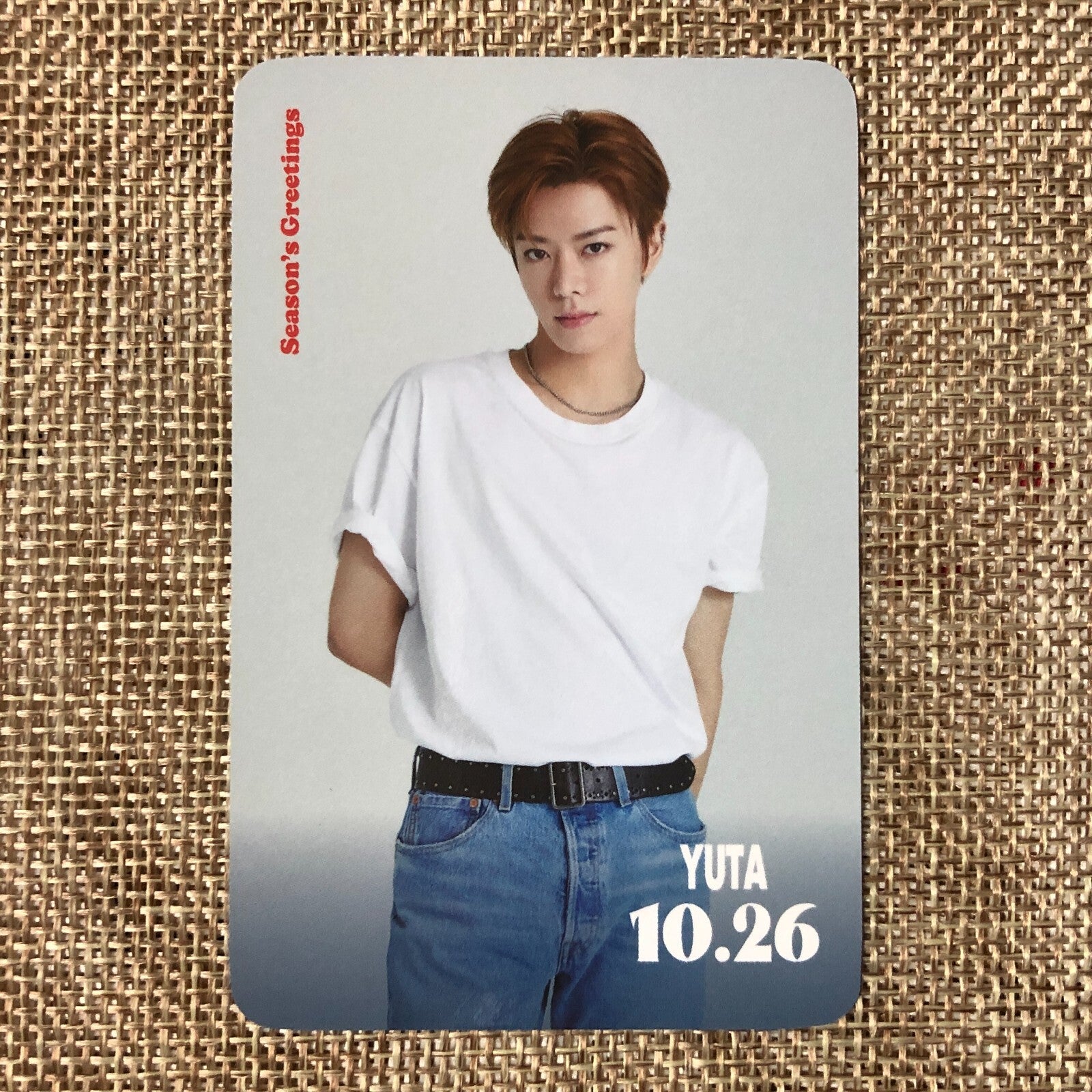 NCT YUTA [ 2022 Season's Greetings Yes24 ] Official Photocard / New / Gift