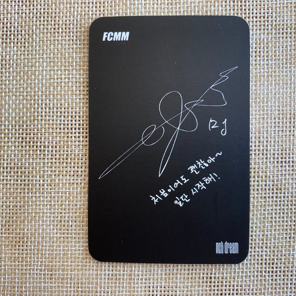 NCT DREAM RENJUN #02 [ FCMM 21 ] Official Photocard / New, Rare / Gift