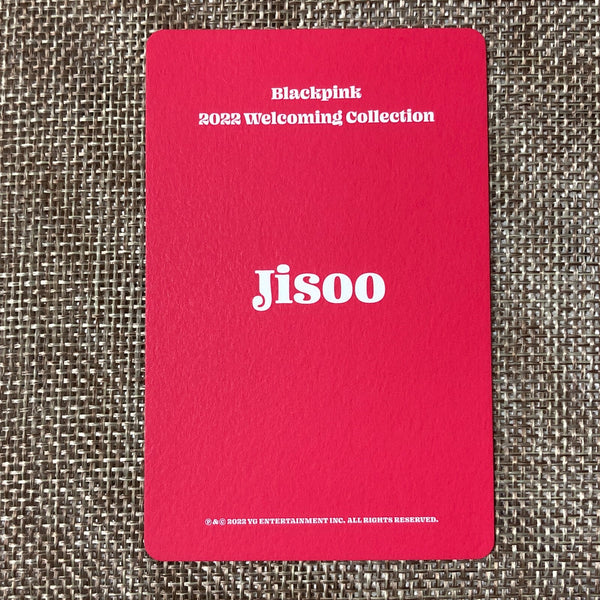 BLACKPINK JISOO #5 [ 2022 Welcoming Collection ] Official Photocard / New / Gift