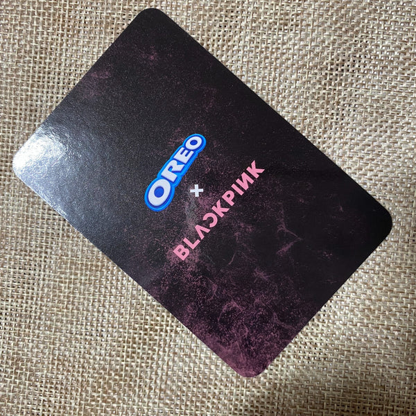 BLACKPINK JENNIE #4 [ OREO X BLACKPINK ] Official Limited Photocard / New / Gift