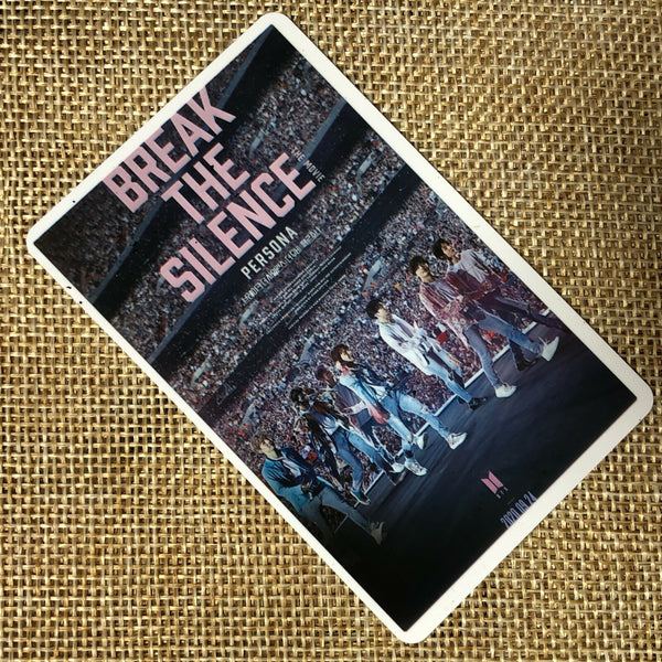 BTS GROUP #2 [Break The Silence Movie] Official Ticket Photocard Photo / Gift
