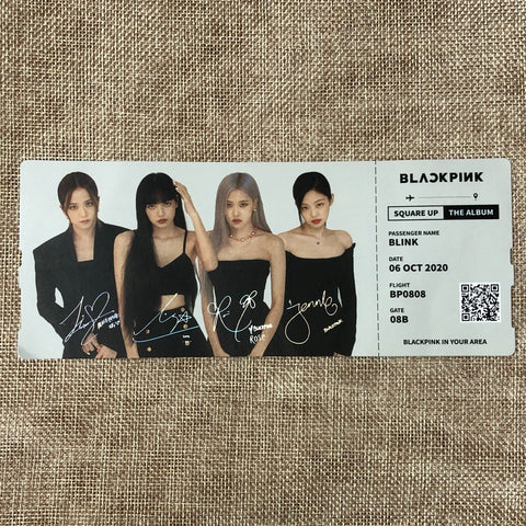 BLACKPINK GROUP #2 [The Album] Official Limited Photo Ticket, KTOWN4U / Gift