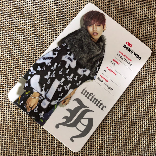 INFINITE H DONG WOO #1 [ Fly High ] Official Photocard / New, Rare / Gift