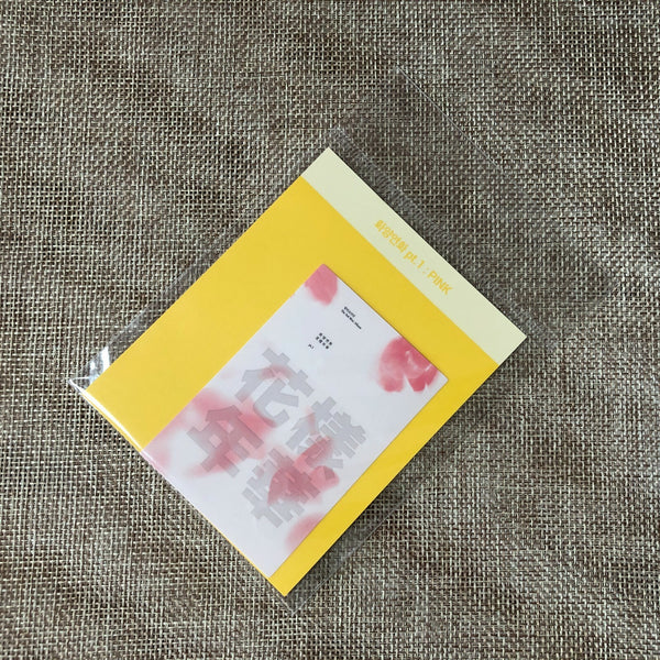 BTS [Oh, always] Official HYYH pt.1 Album Cover Sticker, PINK Ver. / New / Gift