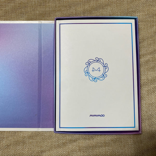 MAMAMOO #4 [White Wind] Hand Signed Promo Album / Autographed / CD+Photobook /+G