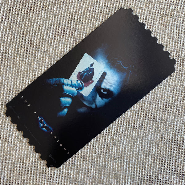 JOKER DARK KNIGHT Movie / Official Photo Ticket Photocard Set / New, Rare / Gift