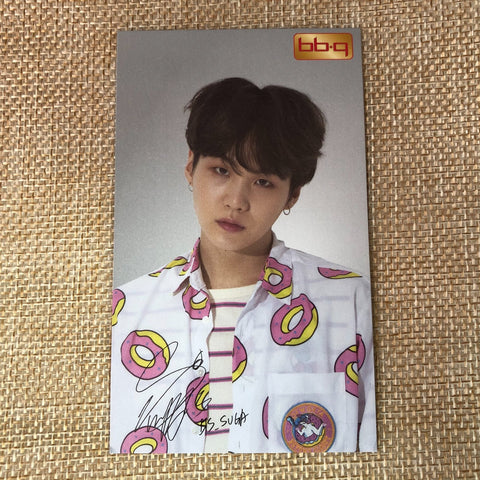 BTS SUGA #4 [ BBQ ] Official Photocard / New, Rare / Gift