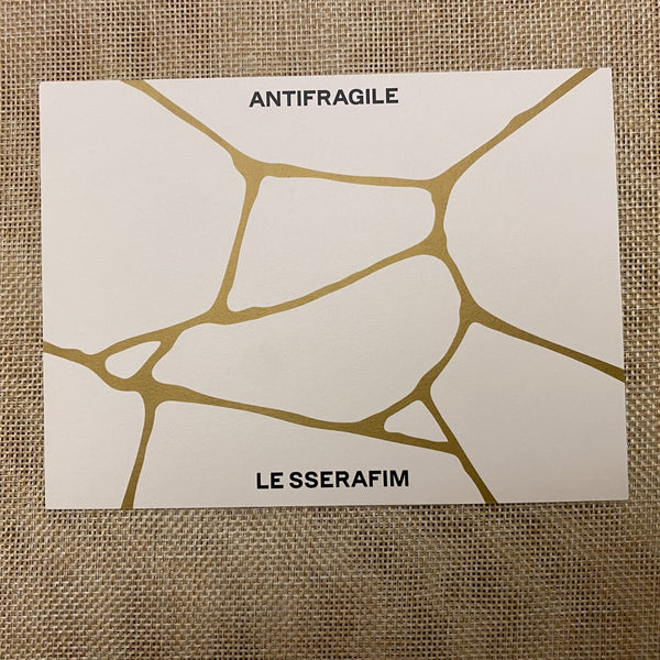 LE SSERAFIM GROUP #1 [ANTIFRAGILE] Official Postcard Photocard, 2nd Mini / Gift