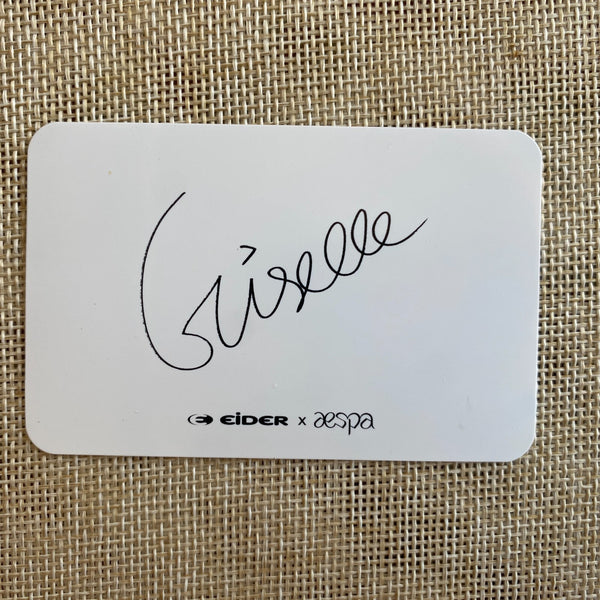 AESPA Giselle [ 2021 EIDER ] Official Limited Photocard / New, Rare / Gift